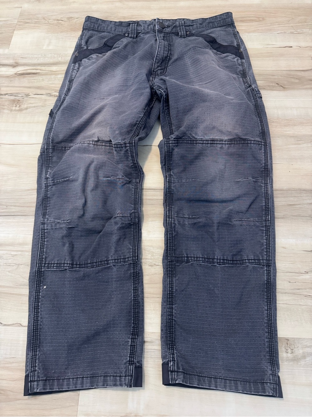 Men's Faded Carhartt Double Knee Utility Work Pants
